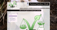 Desktop Screenshot of animal-justice-droit.org