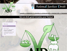 Tablet Screenshot of animal-justice-droit.org